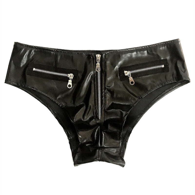 Сексуальные латексные короткие брюки из ПВХ для танцев на шесте женские БДСМ фетиш леггинсы с вырезами Шорты Брюки Одежда для стриптиза экзотическая одежда