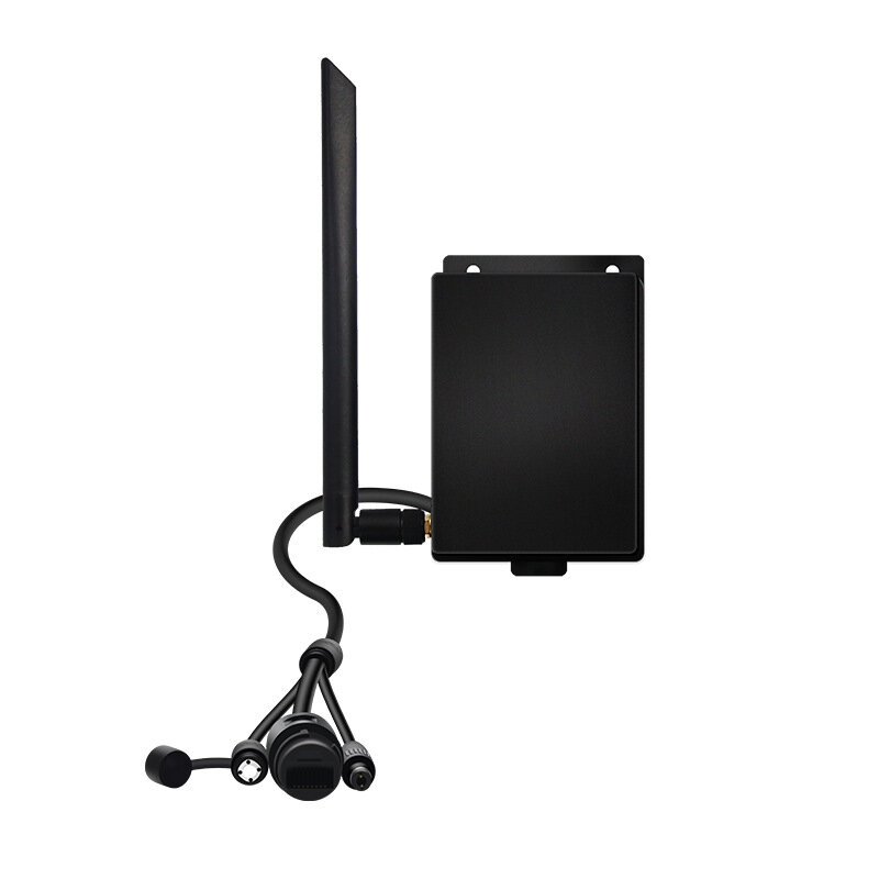 Router wifi 4g LTE esterno, router wireless industriale CAT4 wifi 300 Mbps wifi con slot per schede SIM per telecamere IP