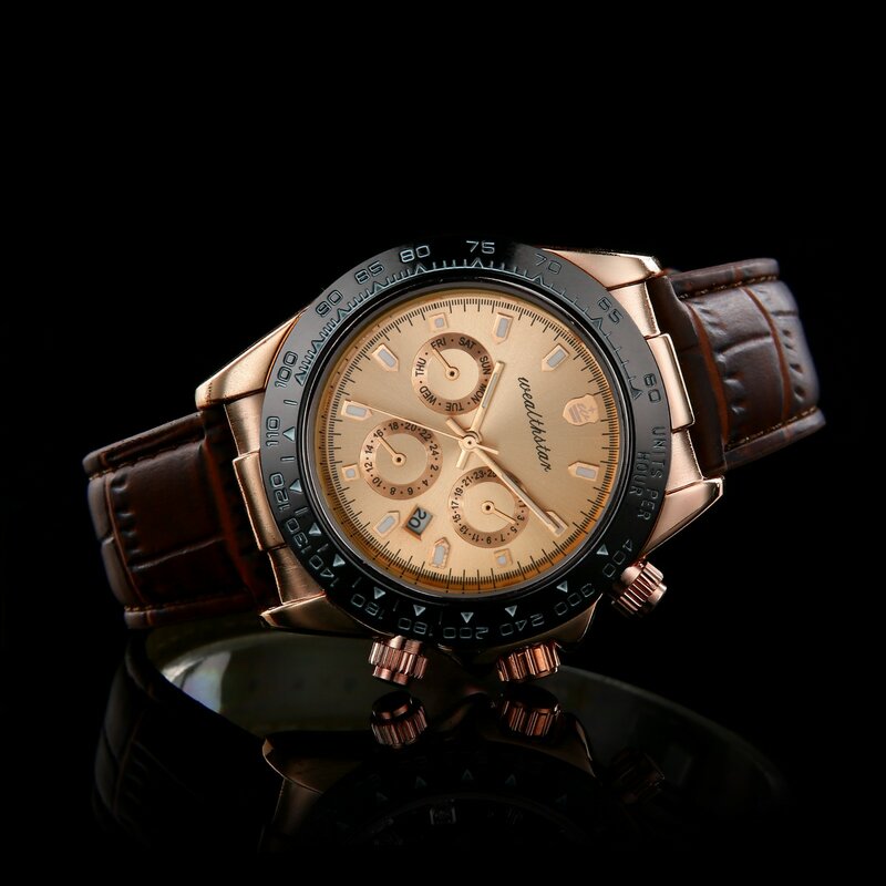 Wl06 Роскошные модные женские мужские кварцевые часы модный подарок золотые повседневные водонепроницаемые часы Бесплатная доставка