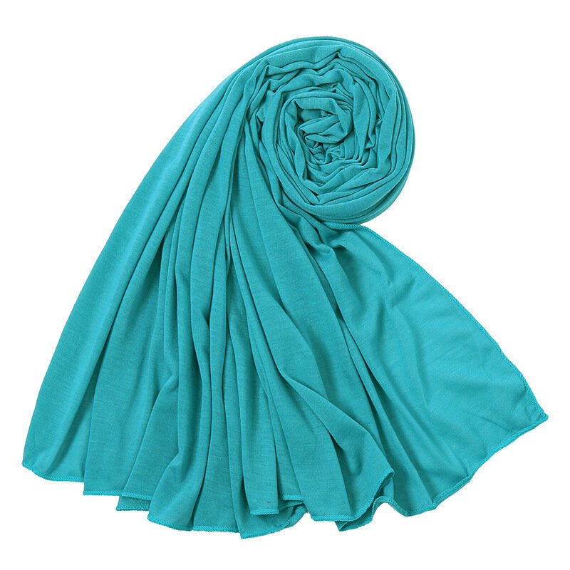 New Jersey Hijab sciarpa Turbante testa musulmana avvolgere scialle islamico Foulard bandane Pashmina bandane Bufanda Foulard Turbante Mujer