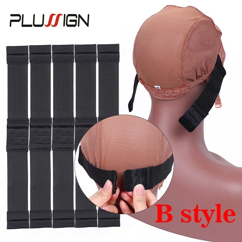 5Pcs/Lot Fast Shipping Wig Elastic Band Wholesale Black Wig Making Tools Adjustable Elastic Bands For Wigs Hair Accessories