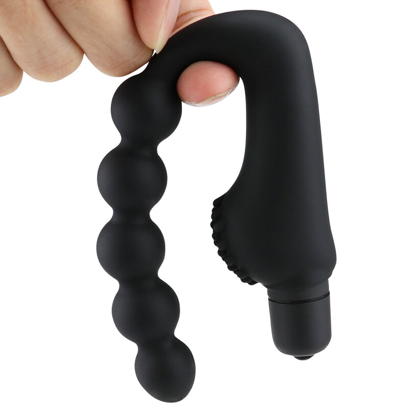 Exvoid plug vibrador anal para mulheres, plugue vibrador anal de silicone com vibrador para ponto g massageador de próstata e esferas anais, brinquedos sexuais para adultos