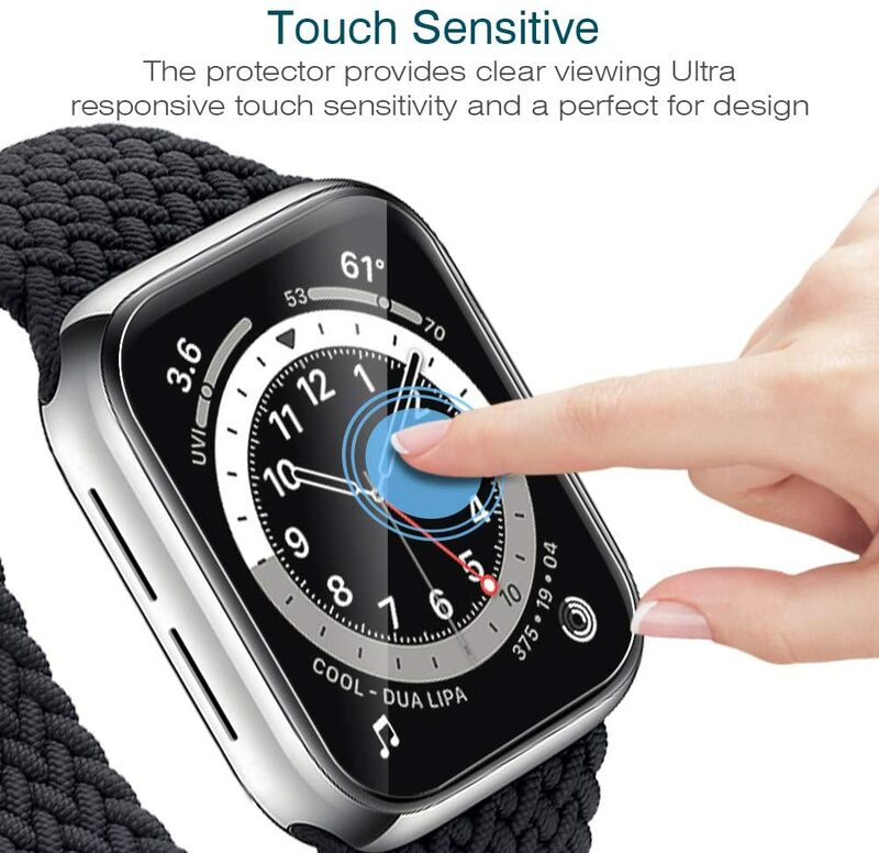 Película de hidrogel suave para Apple Watch Series 7, cubierta protectora de pantalla ultrafina de 45mm para Apple Watch 7, 41mm, 45mm, i Watch 7