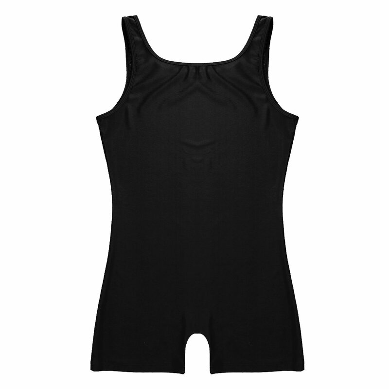 Kaus Dalam Pria Leotard Olahraga Bodysuit Celana Pendek Gulat Singlet Jumpsuit Kebugaran Seksi Selip Pakaian Dalam Sutra Es Pakaian Renang