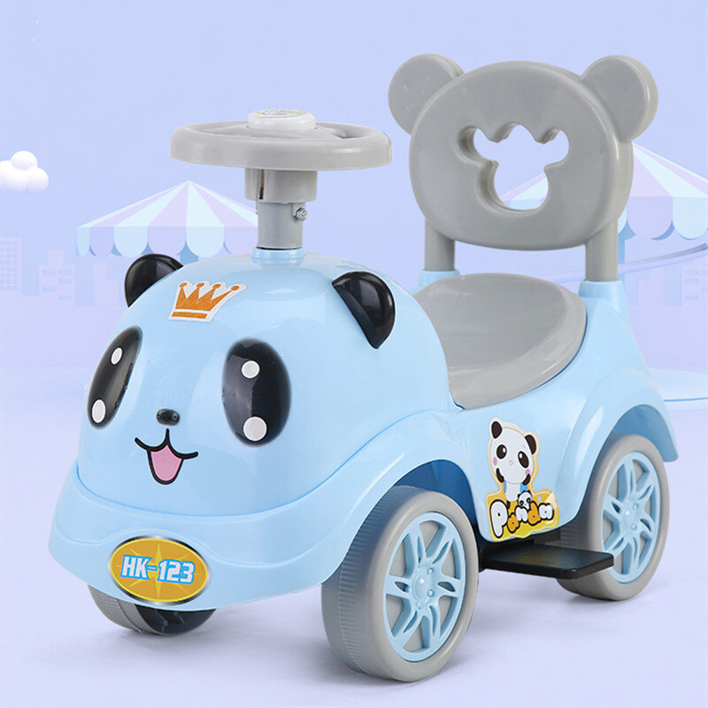 Dziecięcy twistcar 1-3 lat hulajnoga dziecięca z muzyką dziewczynka i chłopiec czterokołowy może siedzieć na zabawkowym skuterze yo prezent samochodowy