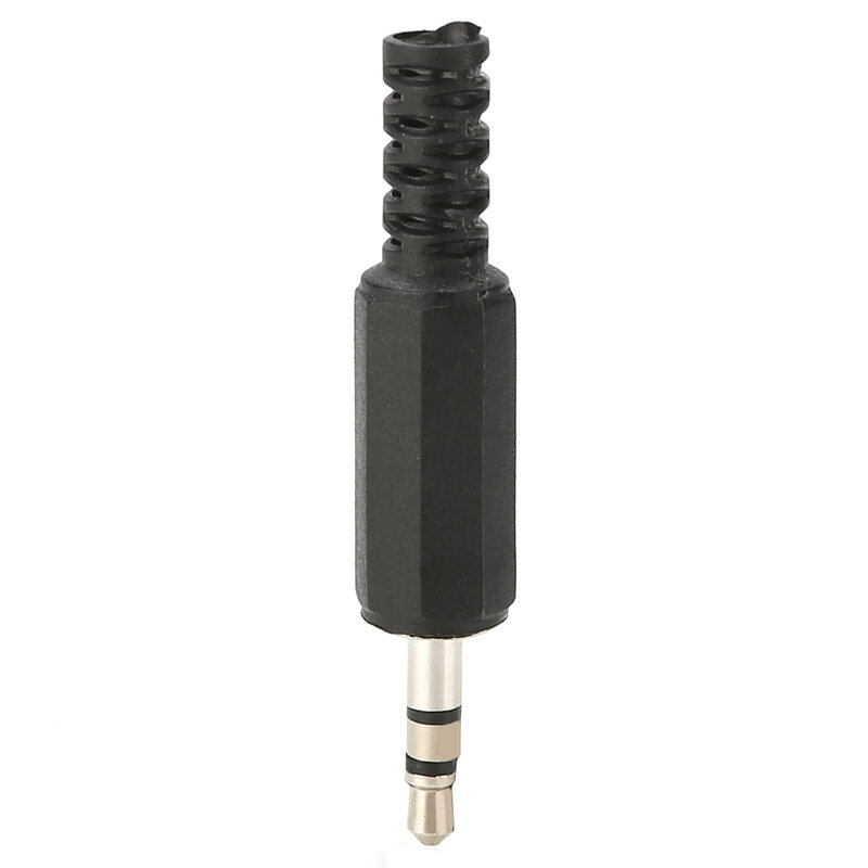 10Pcs 3.5Mm 1/8 "Male Plug Zwarte Microfoon Plug Hoge Kwaliteit Mono Stereo Audio Jack Plug Oortelefoon Adapter connector