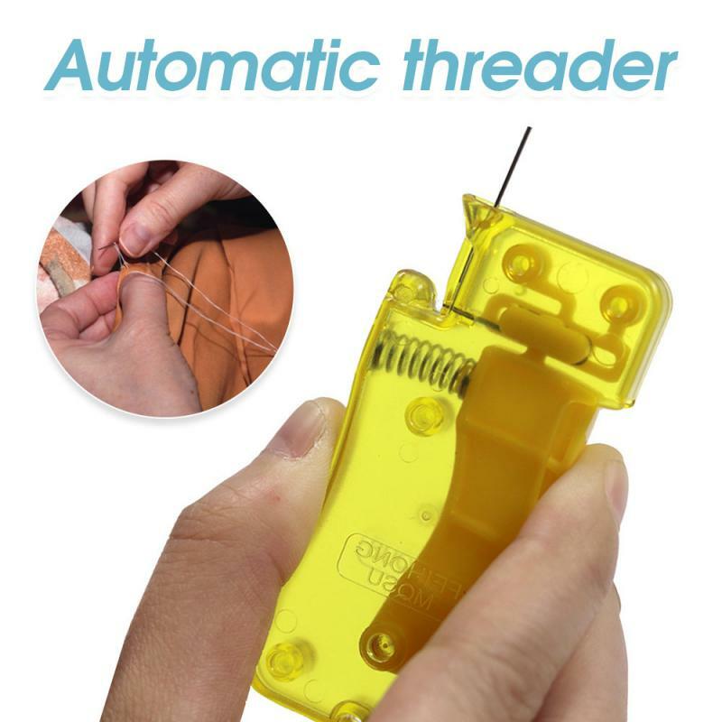 Enhebrador de aguja automático, enhebrador de costura manual, máquina de coser de inserción, dispositivo de hilo automático, herramientas para el hogar, 1 ud.