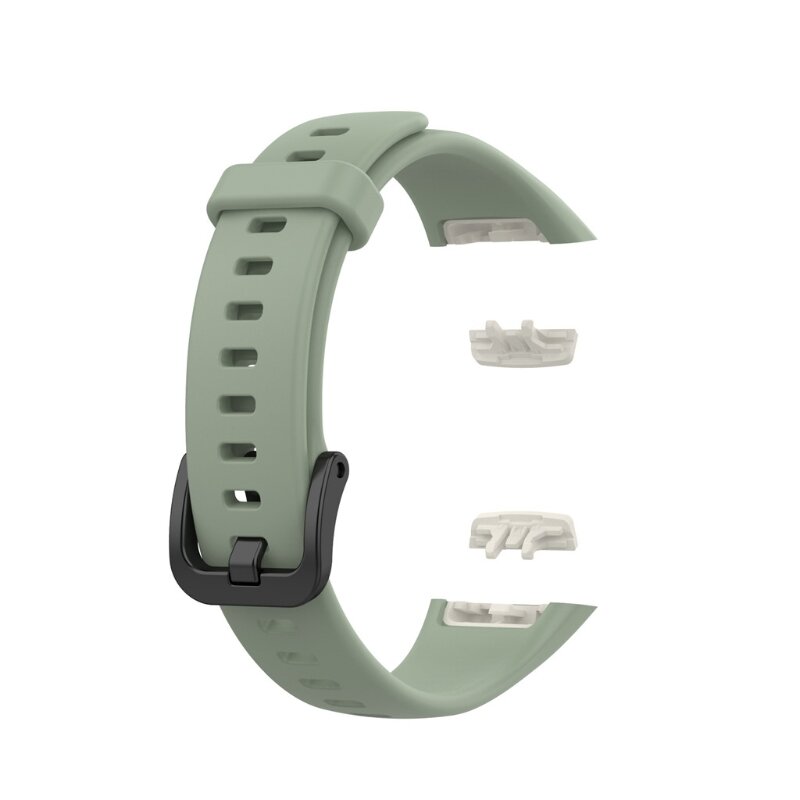 Silicone correias pulseira de cinto de relógio inteligente substituição para-huawei honor band 6