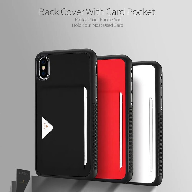 LAPOPNUT Business Case for Iphone 11 Pro Xs Max Xr X 7 8 Plus 6 6s 5 5s SE Leather Phone Back Cover Card Holder Coque Capinhas