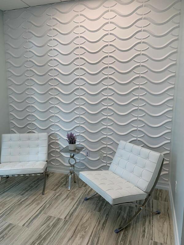 50x50cm 3D Plastic Wall Panels Textured Design  Pack of 12 Tiles for Bedroom  Living room Wall Decoration