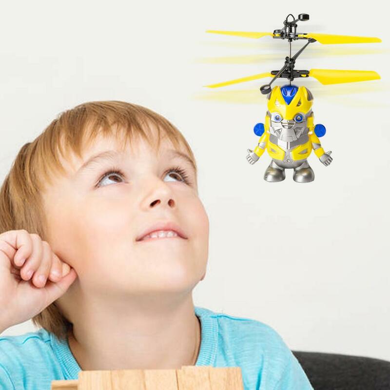Mini Drone à boule volante LED, qui brille dans la nuit, Durable, robuste, jouets lumineux, Anti-collision, Induction infrarouge, Robot RC