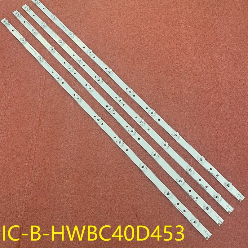 Kit 4 stücke LED bar Für IC-B-HWBC40D453 Bush 40/233FDVD S4-Z5-V3-2 40/233F 40/233I V400H1J v400HJ6-PE1 40F21B-FHD 40F22B-FHD