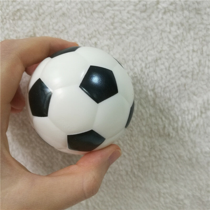 Spielzeug Fußball Stress Ball Weiche Schaum Gummi Bälle Squeeze Squishy Stress Relif Spielzeug für Kinder Kinder 6,3 cm/10cm