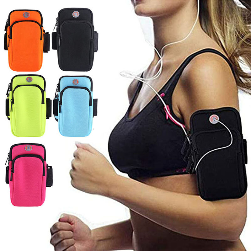 Brassard de sport universel 6.5 en effet, sac de bras étanche pour téléphone portable, étui Fitness Gym pour iPhone Samsung Huawe