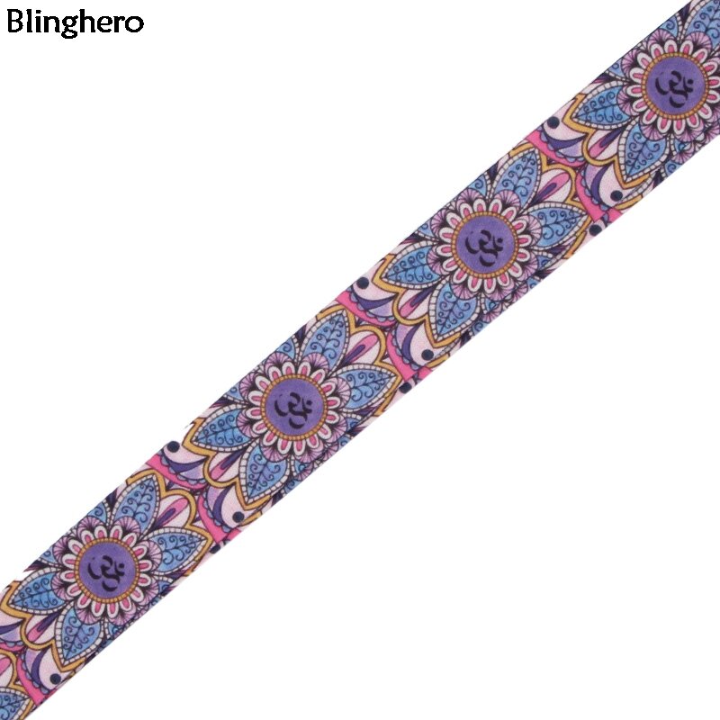 Blinghero Йога шаблон шнурок для ключей крутой инновационный держатель удостоверения личности шеи ремни с ключами шнурки для подвешивания BH0195