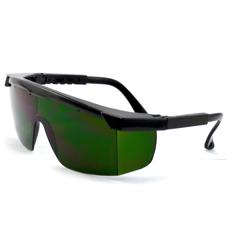 ไฟLEDป้องกันรังสีแว่นตาQCทำงานAnti-Ultravioletแว่นตากระจกเท้าปรับกระจก