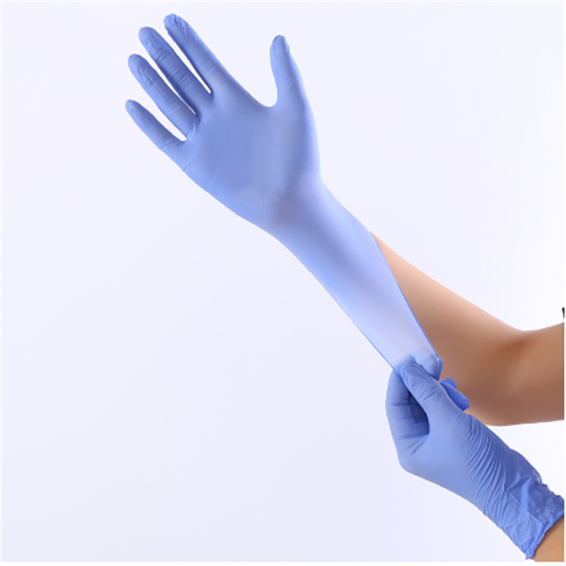 10-100 pièces jetables gants en Nitrile imperméable à l'eau allergie nettoyage lavage résistant à l'huile de laboratoire électronique gants de travail