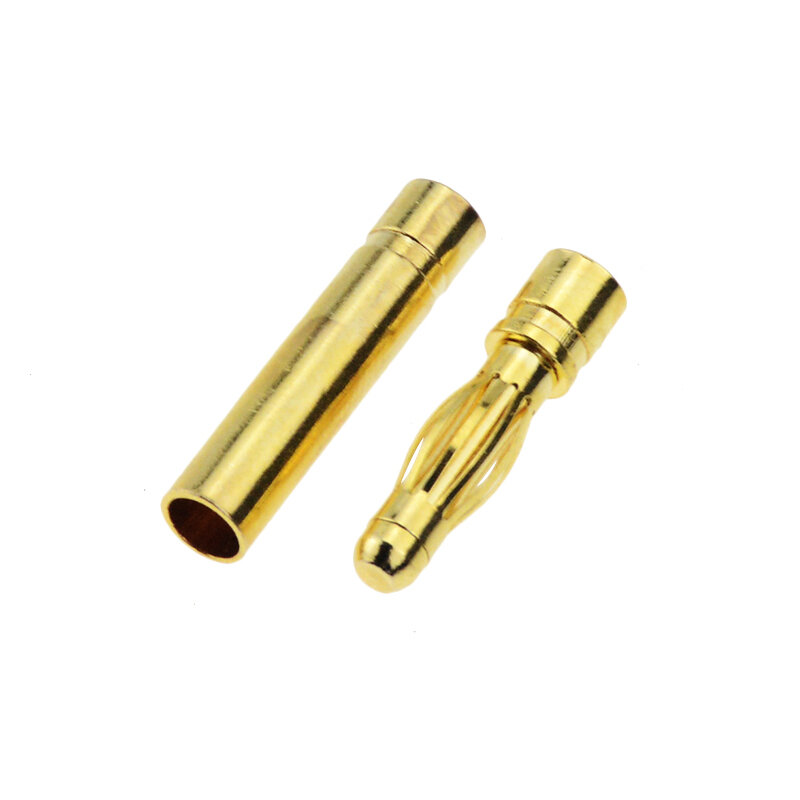 10 par 4mm banhado a ouro bala banana plug de alta qualidade masculino fêmea bala banana conector modelo bateria plug