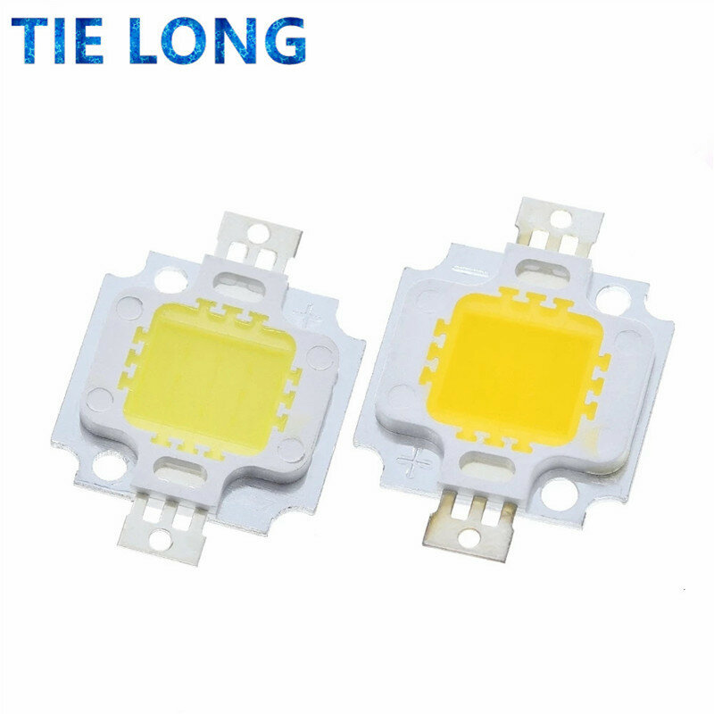 10 Stks/partij 10W Led Chip Lamp 10W Led 900lm Warm Wit Lamp Licht Wit High Power 20 * 48mli Chip Voor Overstroming Lamp