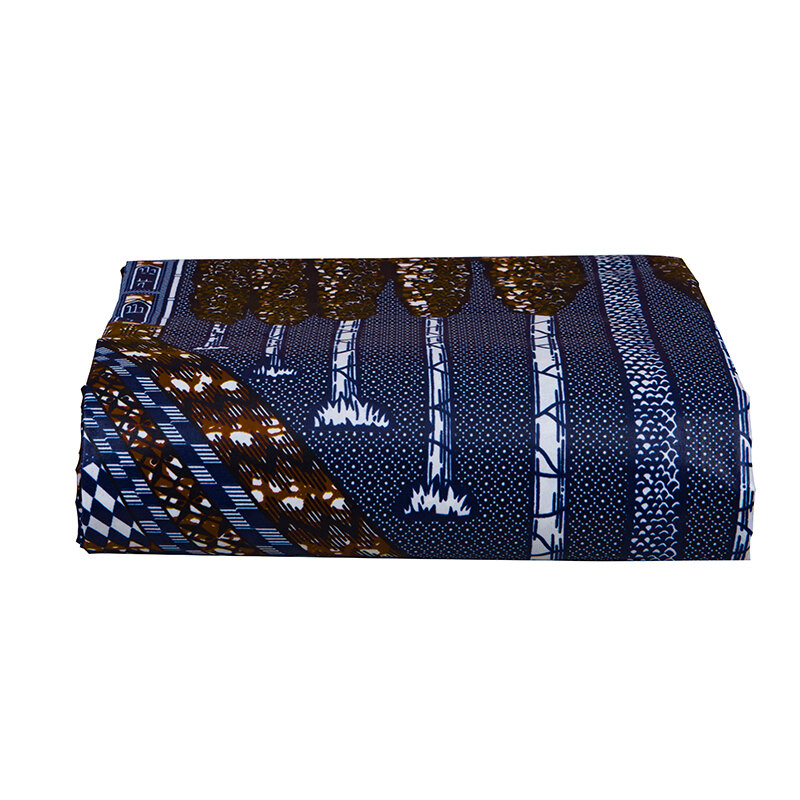 Afrikaanse Ankara Stof Real Wax Hoge Kwaliteit 2021 Vintage Patroon Polyester Materiaal 6 Yards Voor Africaine Vrouwen Dagelijks
