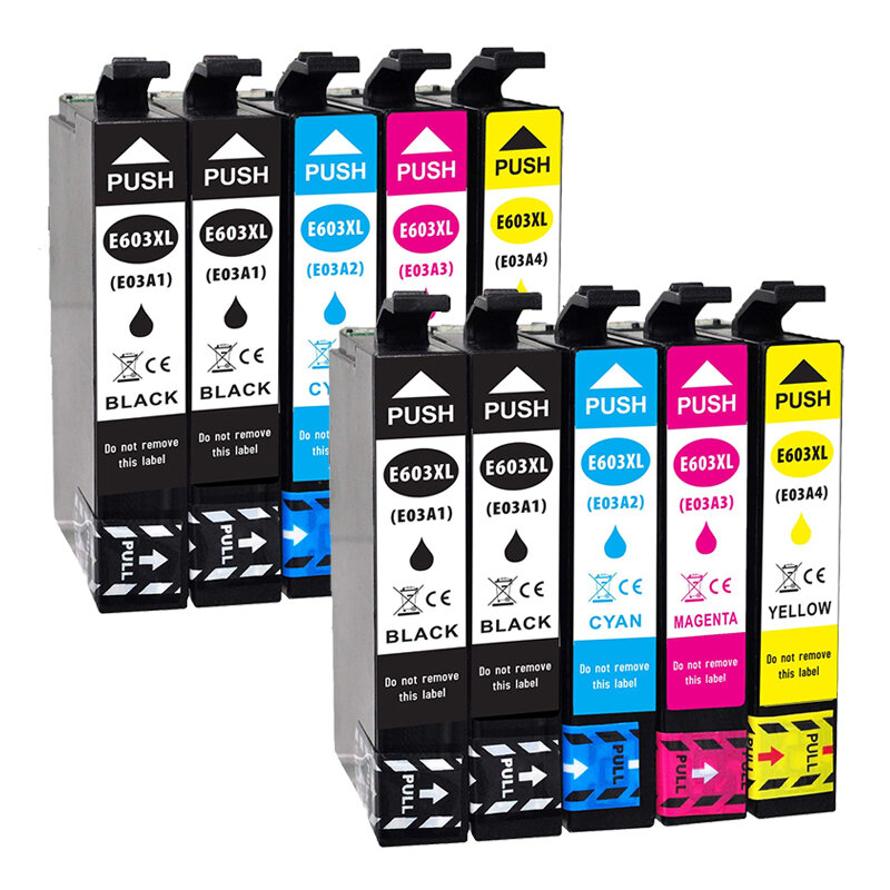 Mambaink-cartucho de tinta para impresora Epson, recambio para Epson 603xl, T603, E603, 603 XL, XP2100, XP2105, XP3100, WF-2830, XP4100, XP4105