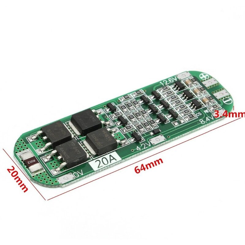 5PCS 3S 20A Li-ion Lithium Battery 18650 Charger battery Protection Board PCB BMS 12.6V Cell Charging Protecting Module diy kit