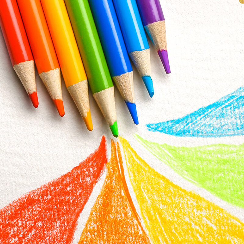 Brutfuner lápis de cor profissionais oleosos, 48/72/80/120/160/180 cores, lápis de cor em madeira para desenho, arte e esboço, lápis de cor