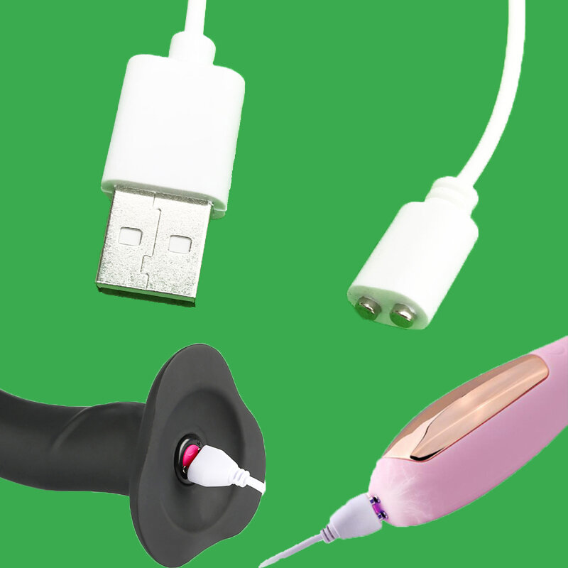 Magnetic USB Charging Cable for Rechargeable Adult Sex Toys USB Power Charger Line Sex Products Masturbator Vibrator Accessories