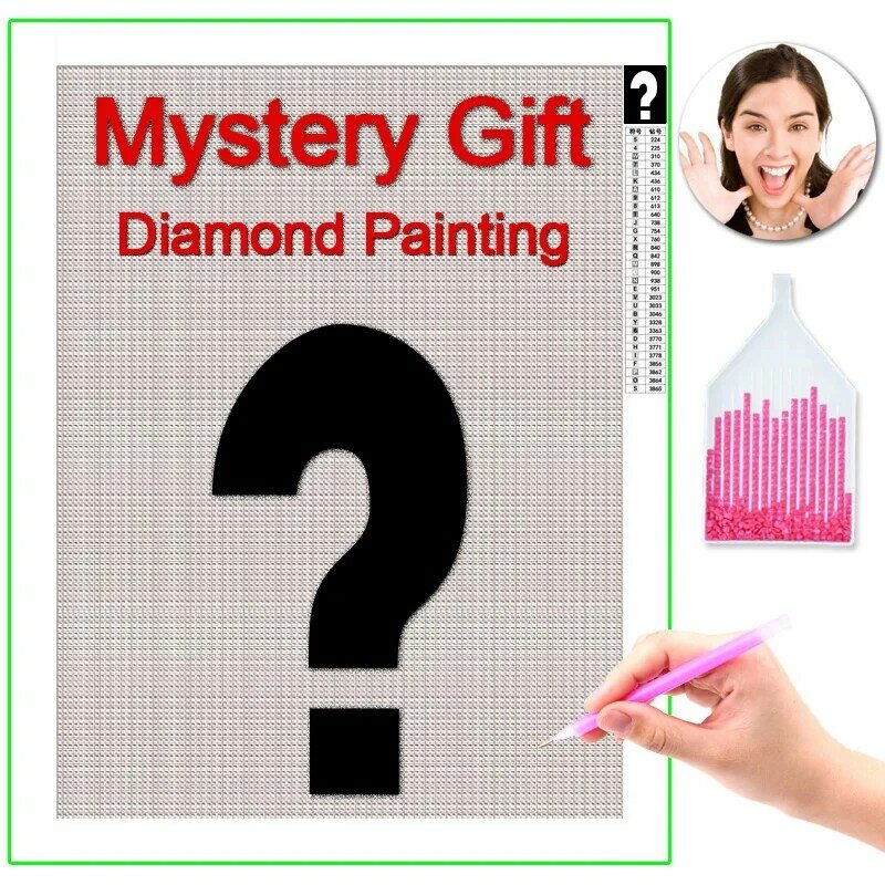 DIAPAI-pintura de diamante misterioso, foto personalizada, imagen misteriosa, diamantes de imitación, taladro completo cuadrado/redondo, regalo de punto de cruz