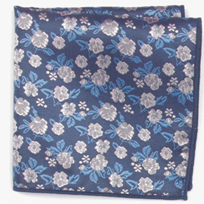 flower patterned pocket square with patterns handkerchief