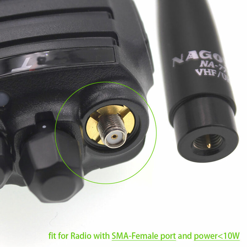 100% Original Nagoya NA-771 Dual Band SMA-M Männlichen Antenne für Yaesu Vertex VX-3R VX-7R ZT-2R PX-2R UV-985 TH-UVF8D TH-UV8000D
