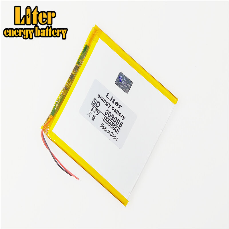 best battery brand Size 309095 3.7V 4000mah Lithium Tablet polymer  with Protection Board For PDA  PCs Digital Prod