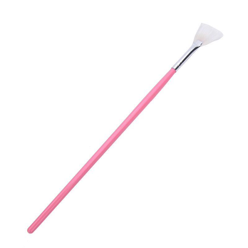1 PCS Rosa di Figura del Ventilatore Pennello Pittura Disegno di Scintillio Unghie Artistiche Penna Pennelli Trucco ToolGradient