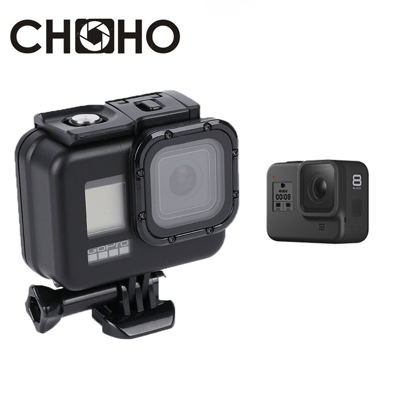 For Gopro 8 Waterproof Housing Case Diving Cover Protective Shell Underwater Black Box For Go Pro Hero 8 Black New Accessories