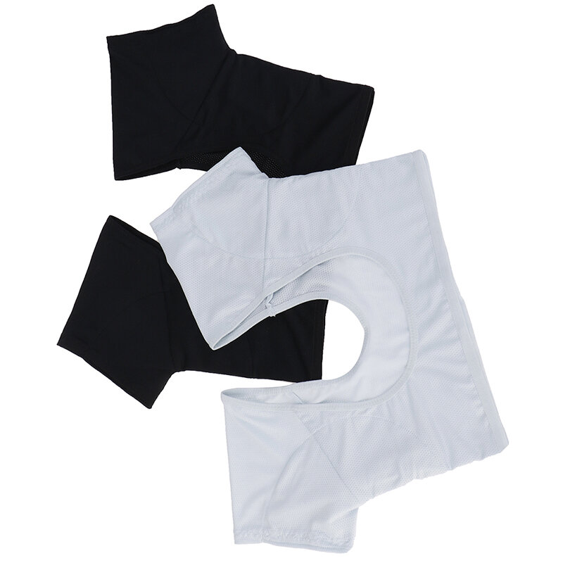 1pc tシャツ形状汗パッドポリエステル繊維再利用可能なウォッシャブル脇の下脇汗パッド香水吸収