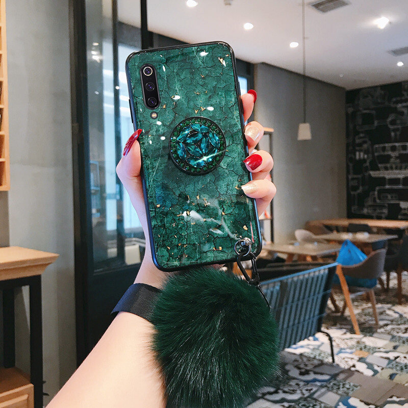 Luxury Glitter Case For Xiaomi A1 A2 A3 5X 6X 8 8 9 9T Lite SE Max Max2 Max3 Mix2 Mix2S Mix3 Note3 Play Redmi K30 Holder Cover