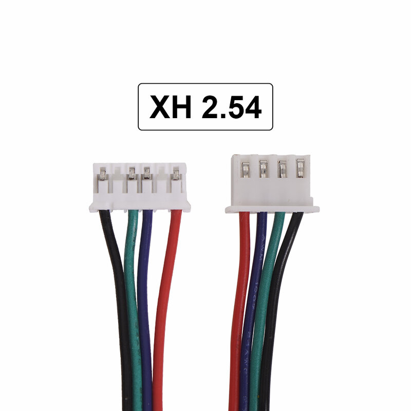 3D Printer Motor Konektor Kabel 55 Cm/75 Cm/100 Cm HX2.54 4pin untuk 6pin Putih Terminal 4pin stepper Motor Kabel