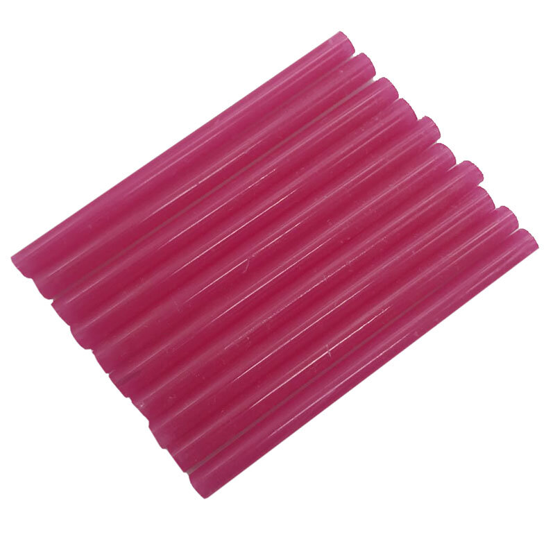 Barras de pegamento de fusión en caliente de colores rosa roja, herramienta de reparación de embalaje de seguridad, sello de invitación de sobre de cera de sellado Vintage, 7x100mm, 10 piezas