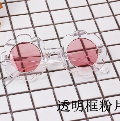 Óculos de sol infantil de verão, óculos de girassol com proteção uv400