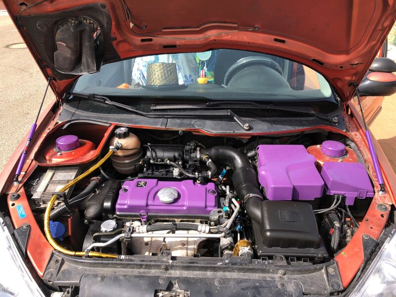 Für Peugeot 206 206CC GTi 180 RC 1998-2016 Front Hood Bonnet Ändern Gas Streben Schock Stangen Lift Unterstützt kolben Hydraulische Dämpfer