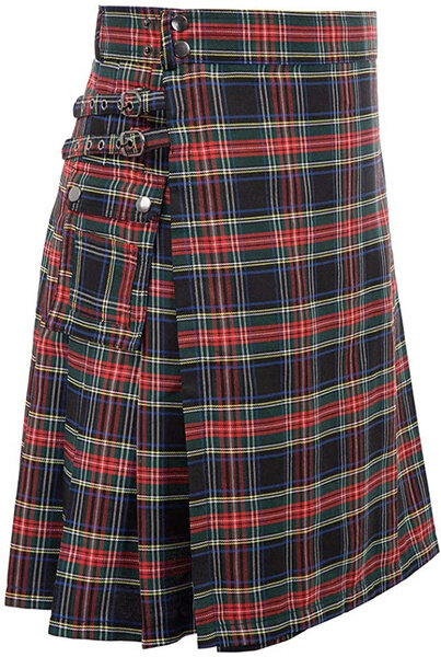 Męskie szkockie tradycyjne Highland Tartan Kilt