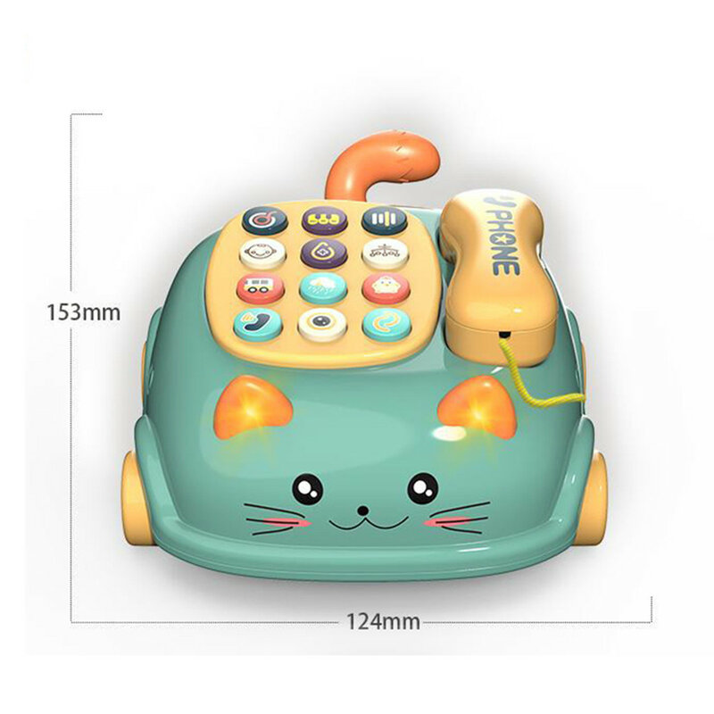 Telephone Toy Babies Early Education Machine Baby Emulated Phone Musical Toys for Kids Children Gifts Singing Learning Toy Kits