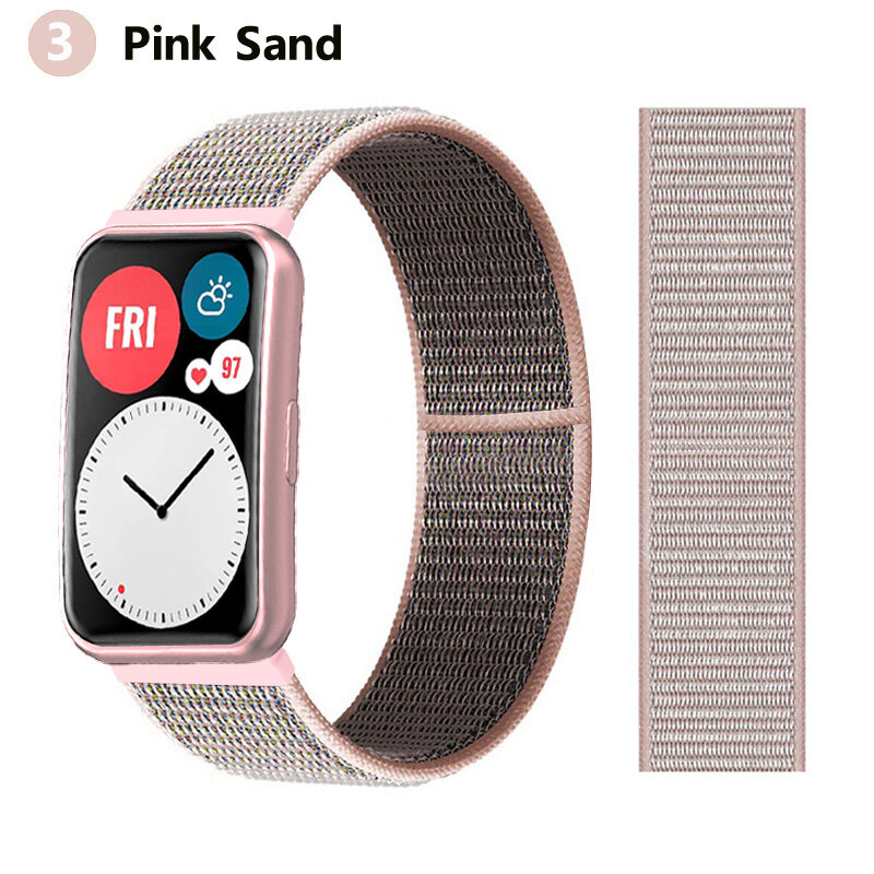 Nylon Band For Huawei Watch FIT Strap Smartwatch Accessories Sport Wristband Belt bracelet correa Huawei Watch fit new Strap