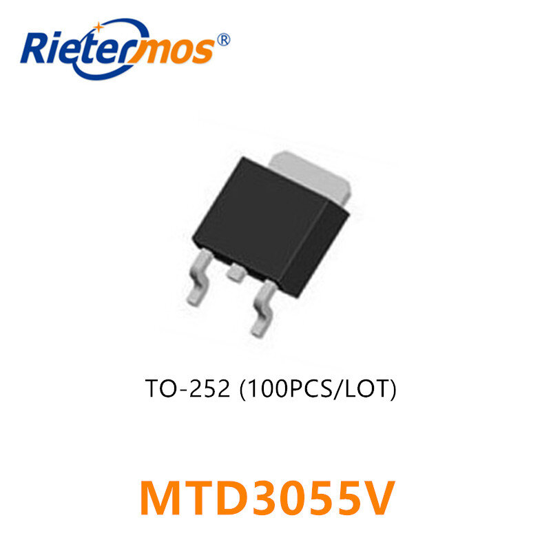 100 Uds. MTD3055VL MTD3055V 3055VL a 252 N-CHANNEL 12A60V de alta calidad