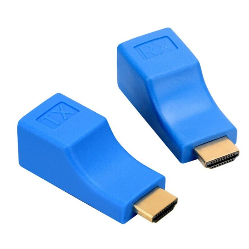 Extensor HDMI 4K, extensión de hasta 30m sobre CAT5e / 6 UTP LAN, Cable Ethernet, puertos RJ45, red LAN