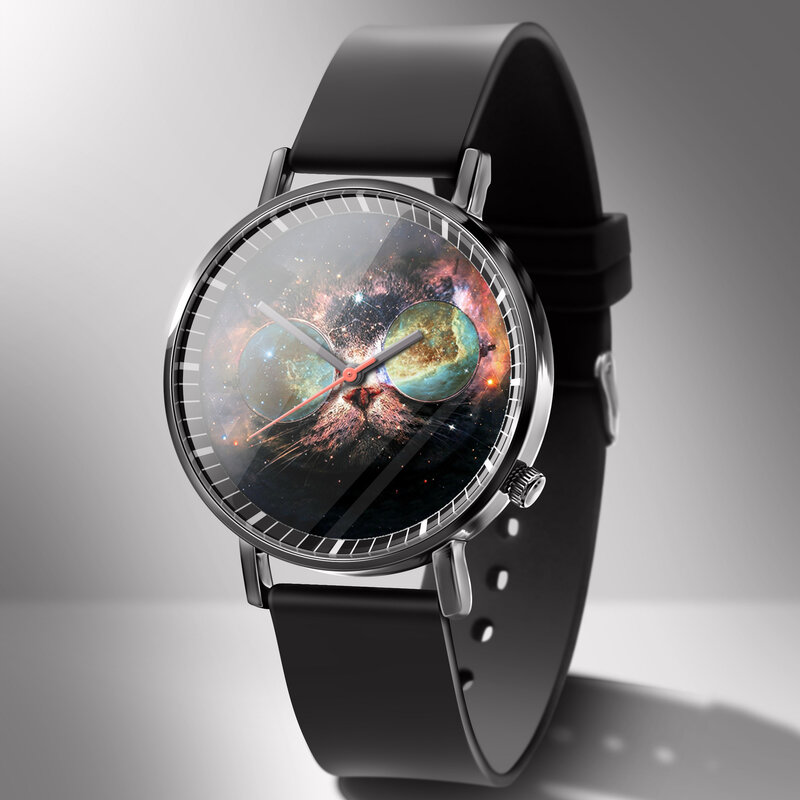 Reloj de animales de impresión Diy álbum de regalo reloj de personalización foto hecha LOGO nombre personalizado hombres relojes Drop Shipping 1 pieza personalizado