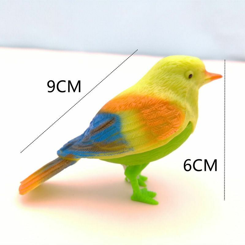 Simpatico uccello di canto giocattoli elettronici interattivi simulazione uccello controllo vocale musica giocattoli educativi per bambini regalo per bambini giocattolo divertente