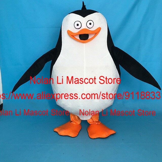 New Penguin Mascot Costume Cartoon Sset Cosplay Adult Size Fancy Dress Halloween Christmas Birthday Party 1114