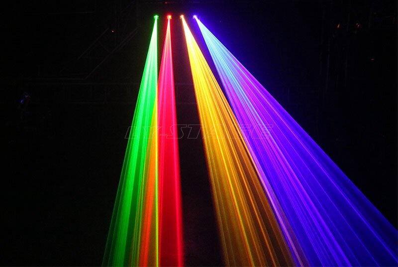 เสริมสร้างรุ่น4หัว4สีเลเซอร์บาร์ KTV Laser เลเซอร์แสง