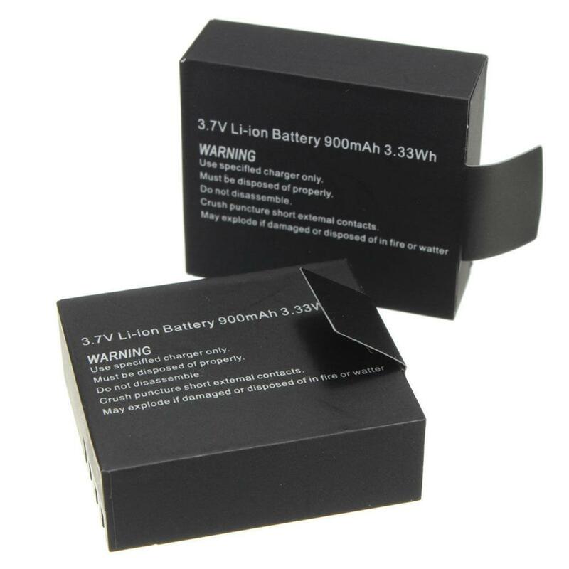 Eken-cargador de batería de doble puerto SJCAM sj4000, 3,7 V, 900mAh, H9, GIT-LB101, batería GIT, sj5000, sj6000, SJ7000, SJ8000, SJ9000